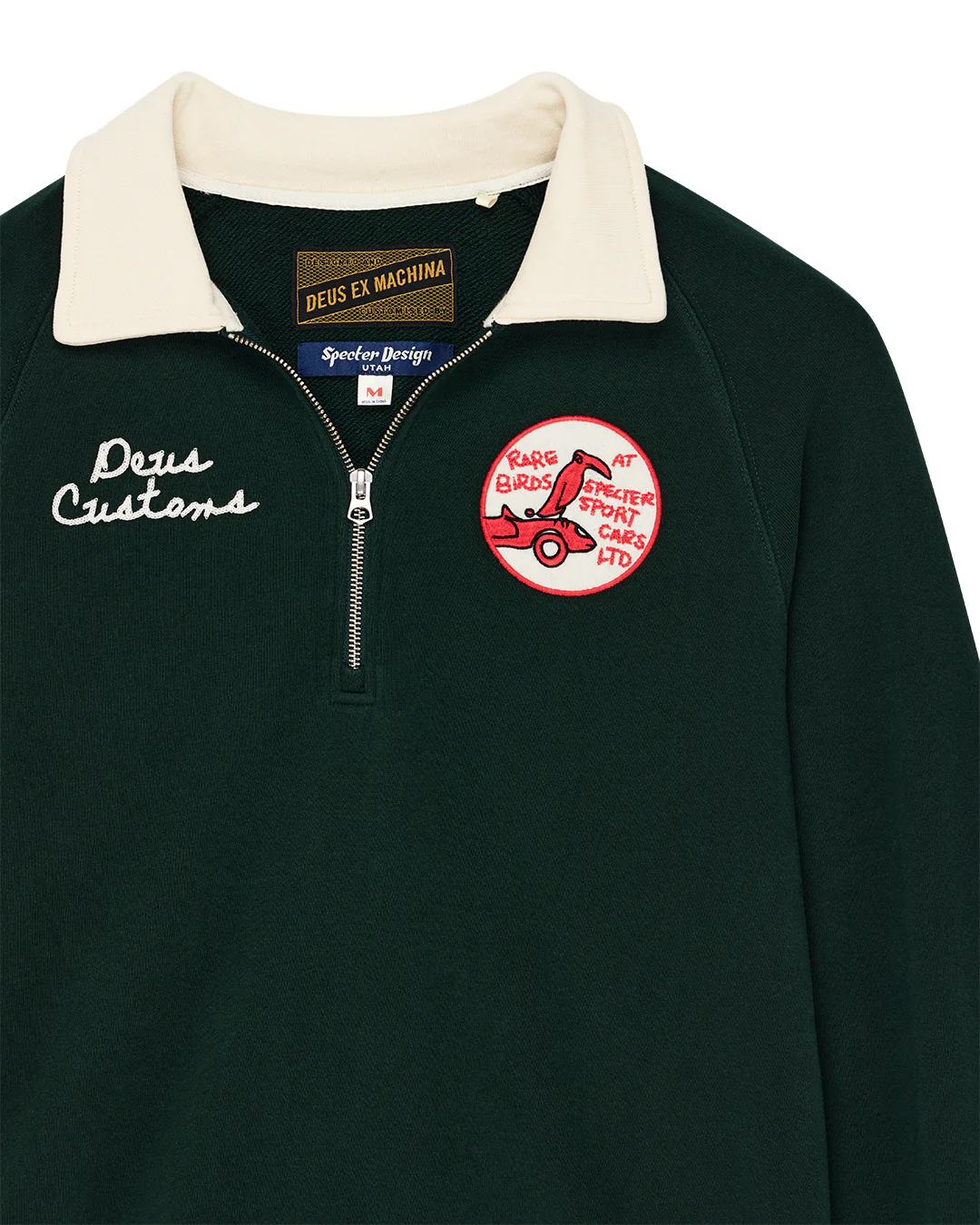 Specter Zip Sweat - Racing Green - Image 5
