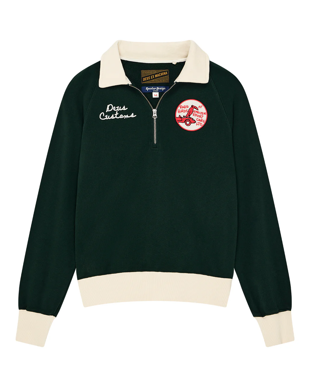 Specter Zip Sweat - Racing Green - Image 6