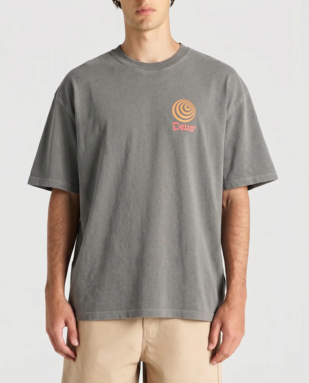 Spiderbite SS Tee - Charcoal (Cherry Print) - Image 2