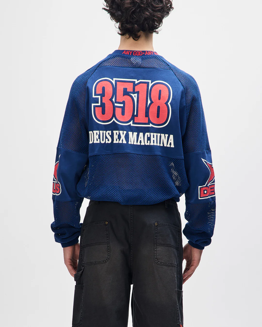 Staff Party Moto Jersey - Navy Peony - Image 2