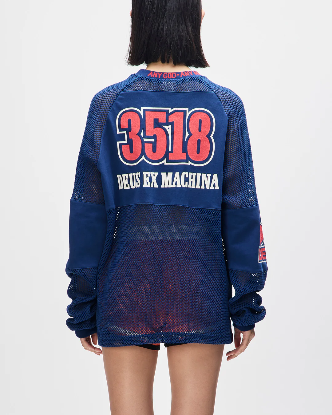 Staff Party Moto Jersey - Navy Peony - Image 4