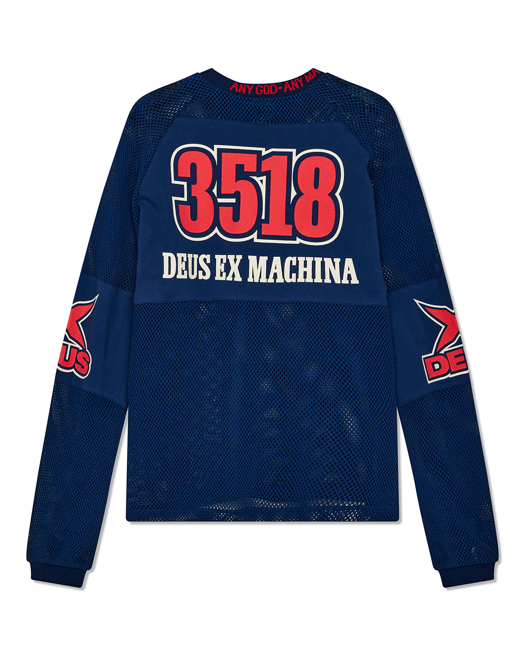 Staff Party Moto Jersey - Navy Peony - Image 6
