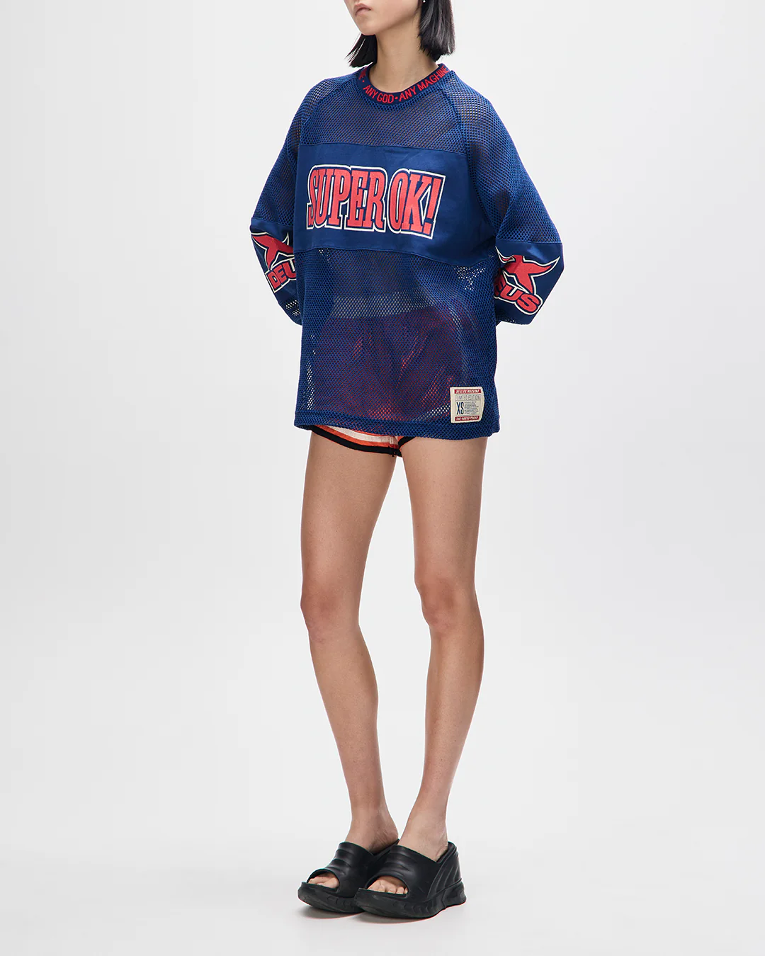Staff Party Moto Jersey - Navy Peony - Image 8
