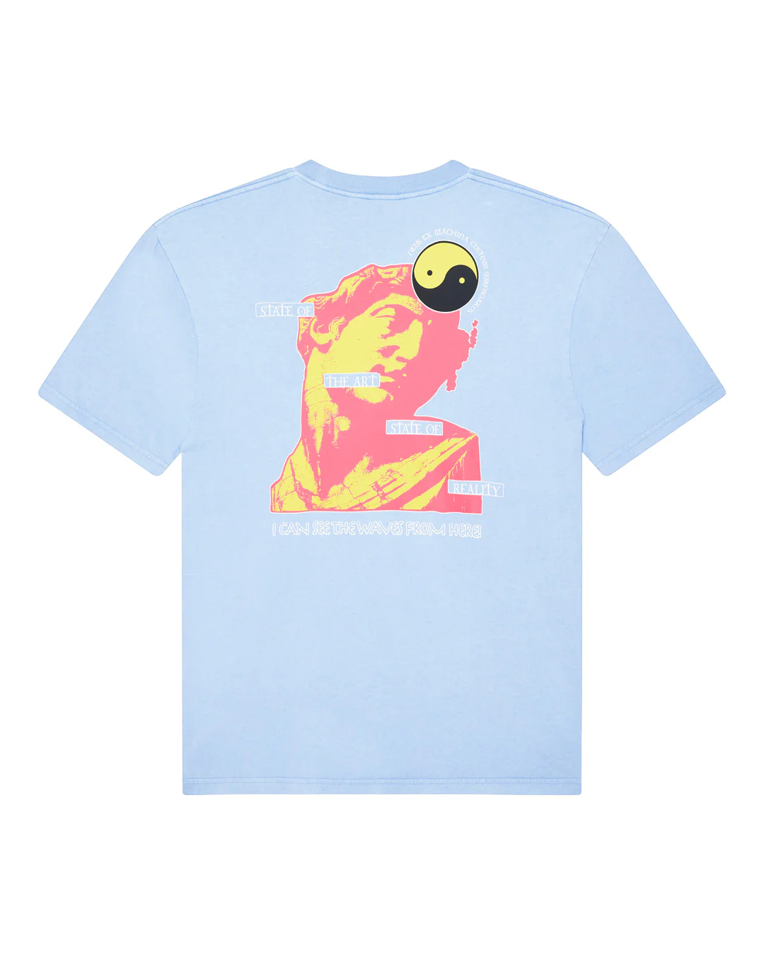 State Of Reality Tee - Powder Blue - Image 4