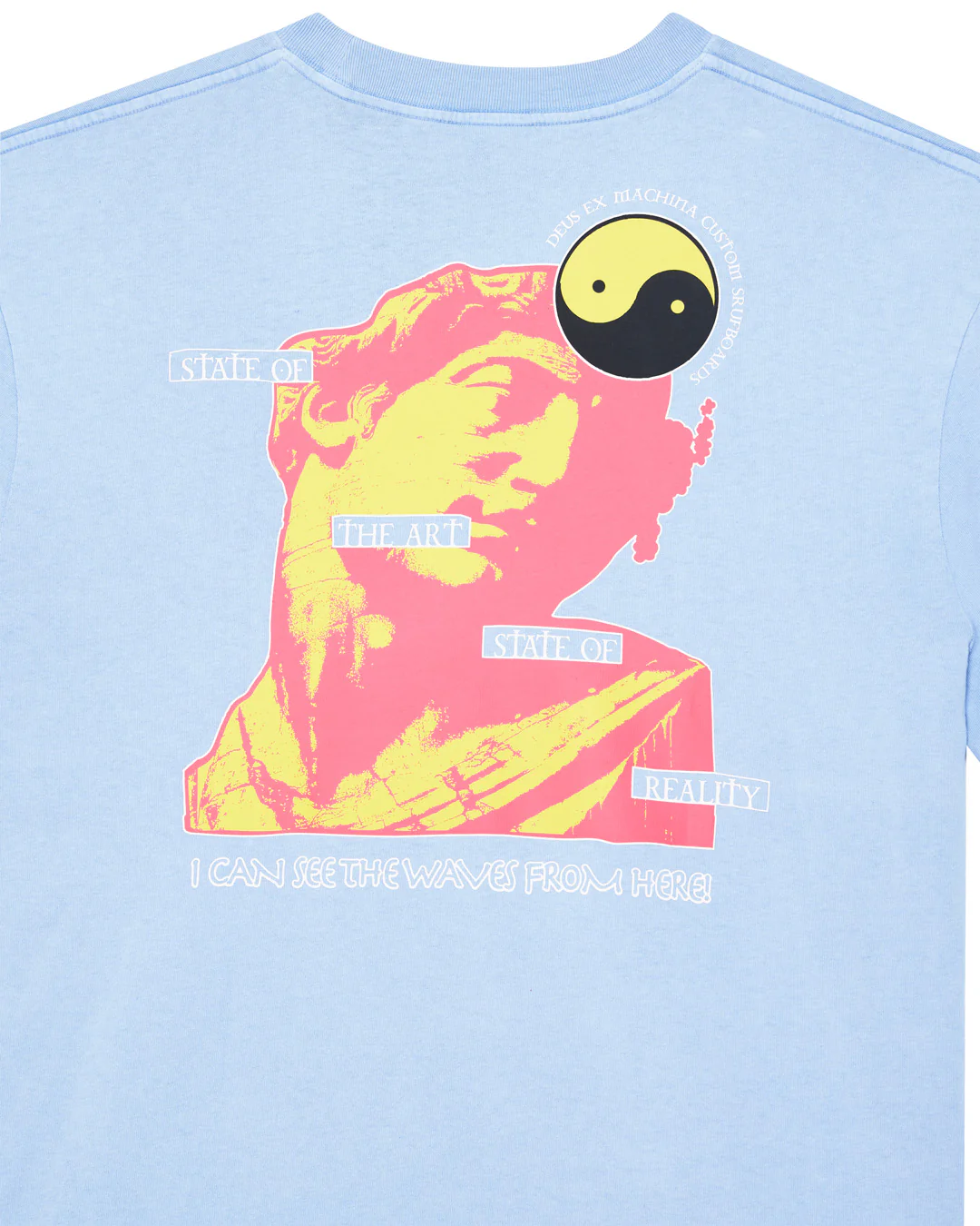 State Of Reality Tee - Powder Blue - Image 8