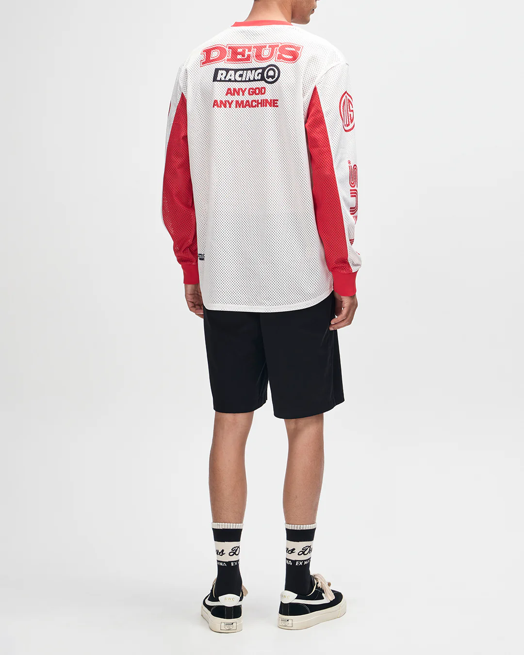 Step Out Moto Jersey - White-Red - Image 10