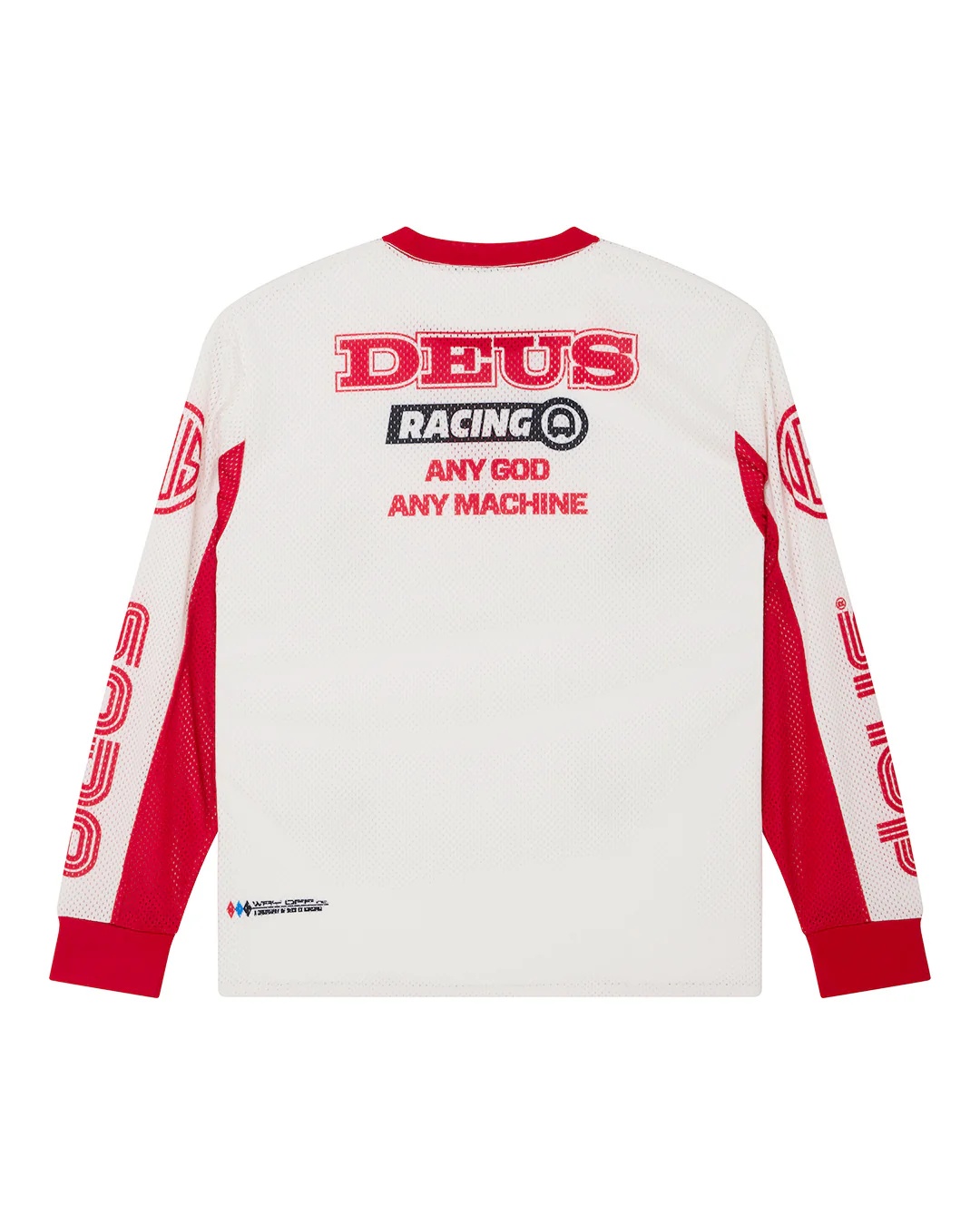 Step Out Moto Jersey - White-Red - Image 4