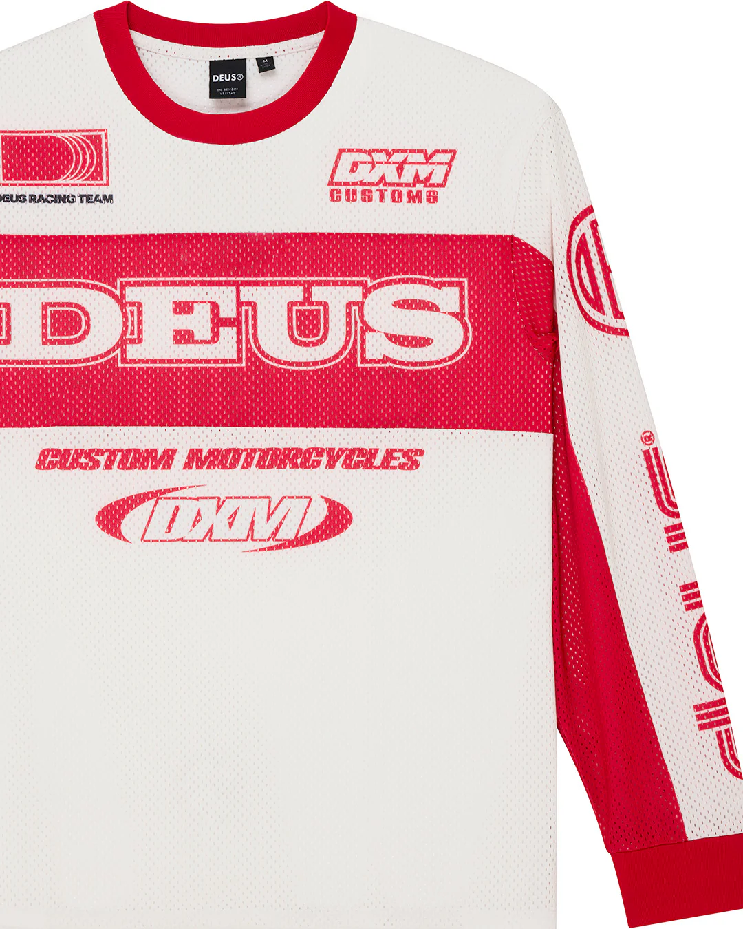 Step Out Moto Jersey - White-Red - Image 7