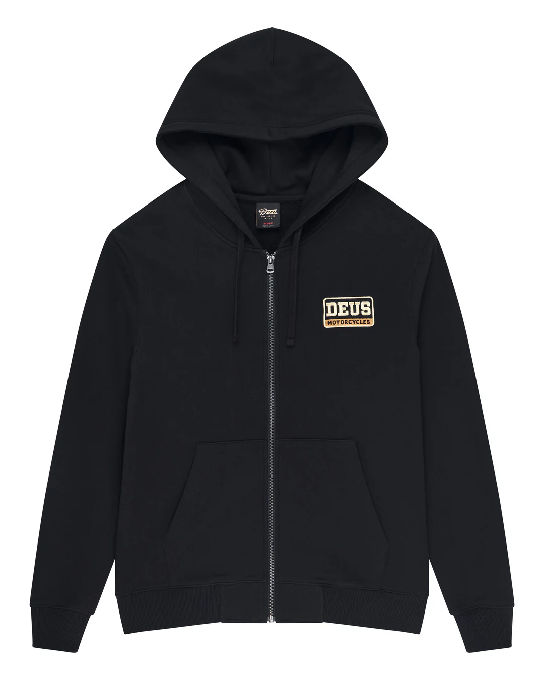 Stockton Zip Hoodie - Black - Image 3