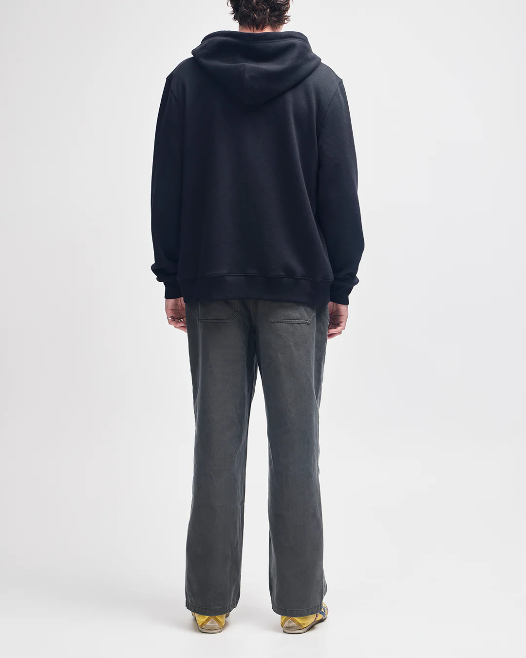 Stockton Zip Hoodie - Black - Image 6