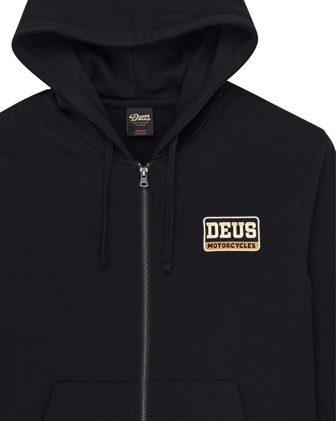 Stockton Zip Hoodie - Black - Image 7
