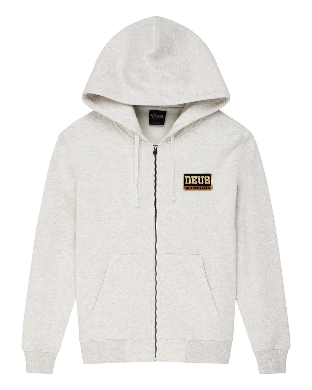 Stockton Zip Hoodie - Lt Grey Marle - Image 3