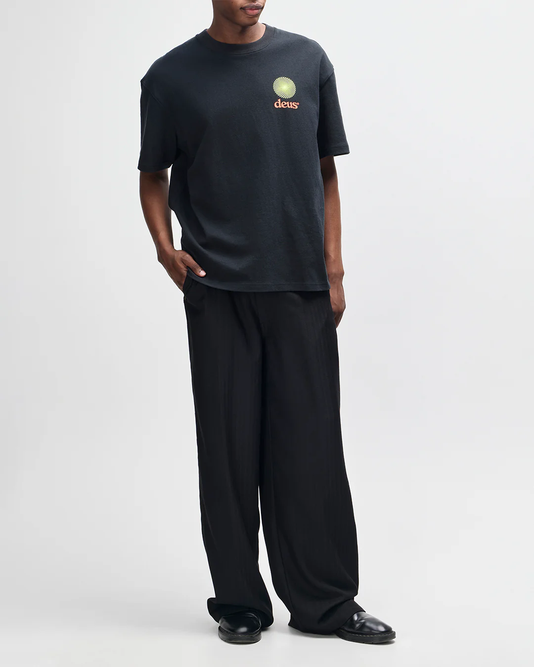 Strata Tee - Black - Image 5