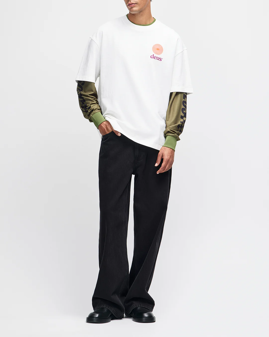 Strata Tee - Vintage White - Image 5