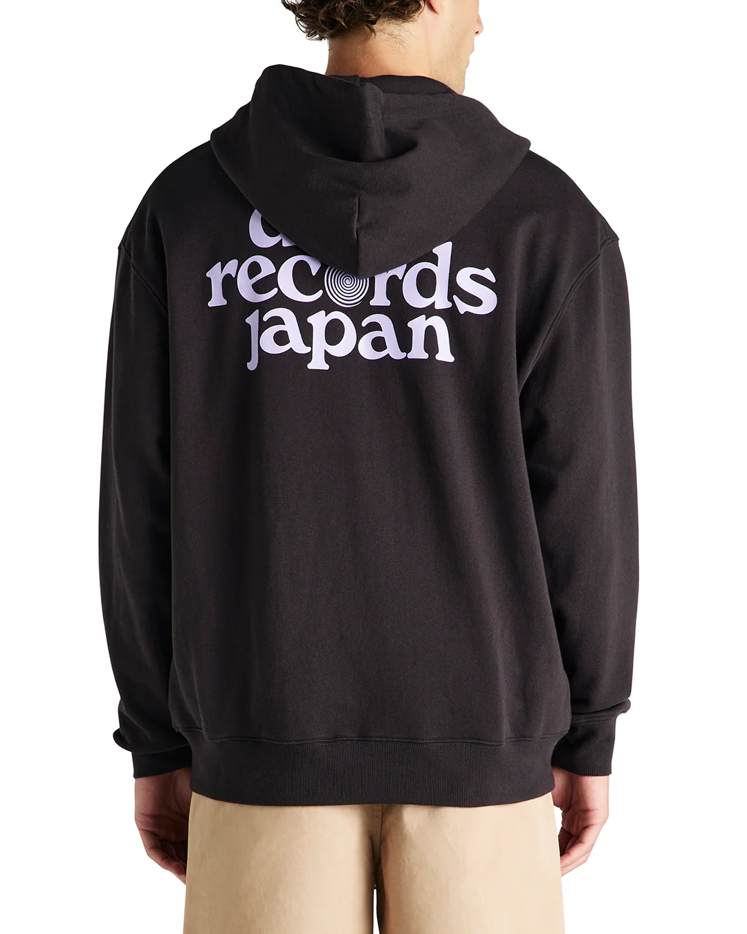 Strata Zip Hoodie - Anthracite (Lilac Print) - Image 2