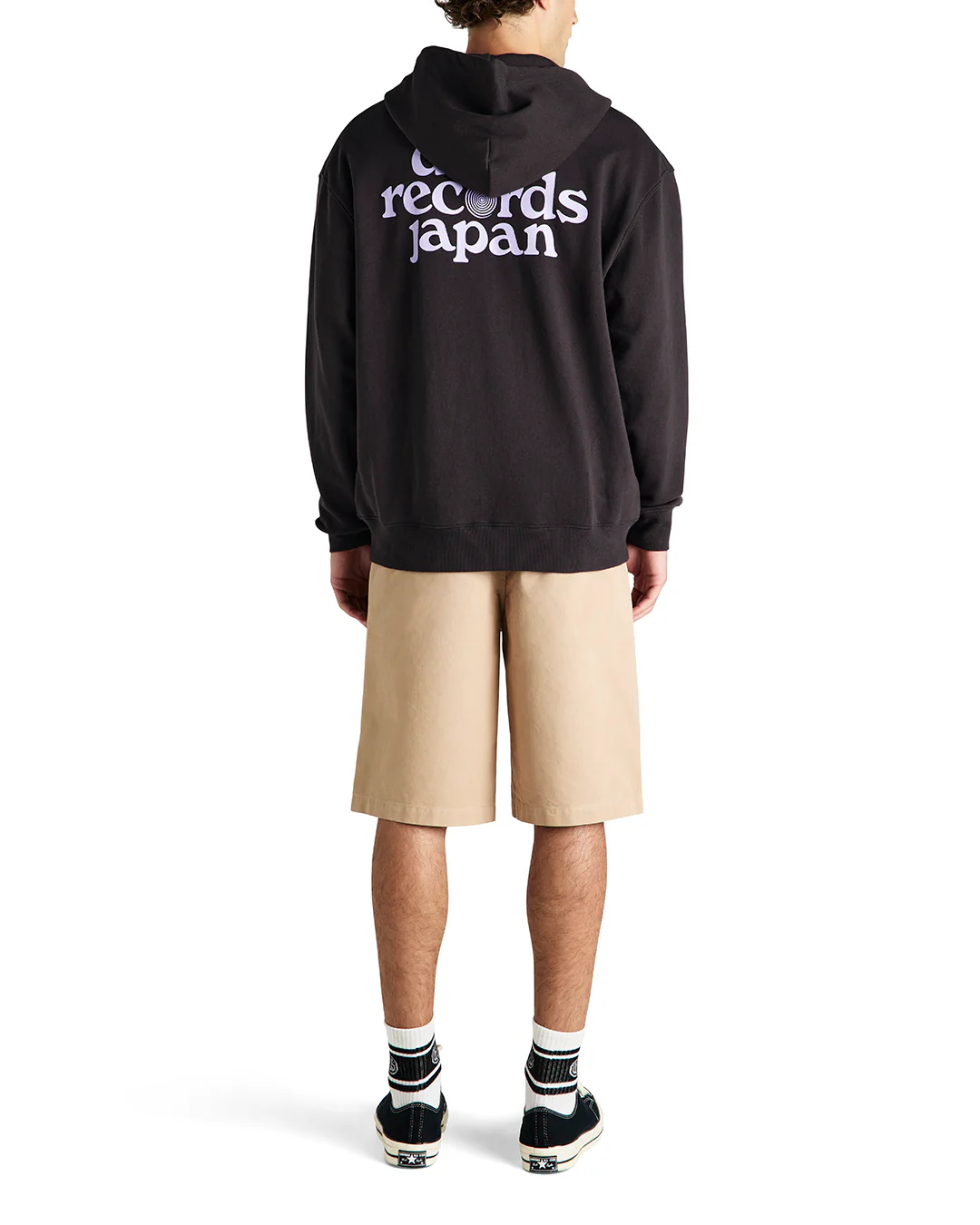 Strata Zip Hoodie - Anthracite (Lilac Print) - Image 4