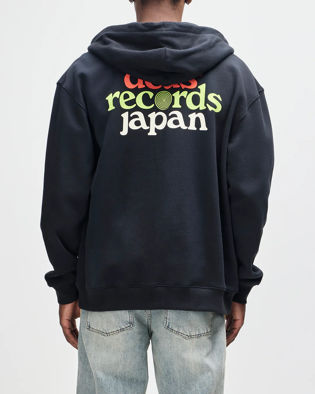 Strata Zip Hoodie - Black - Image 2