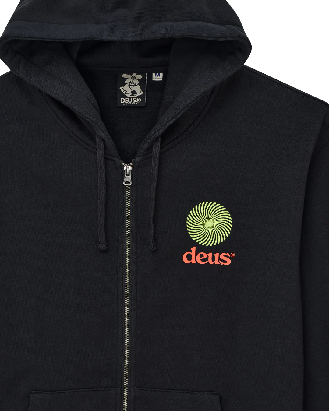 Strata Zip Hoodie - Black - Image 7
