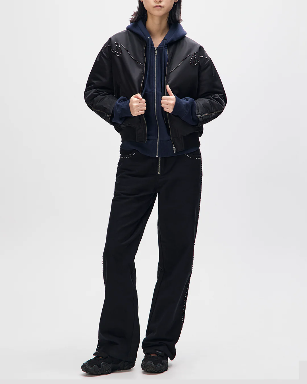 Sunset Bomber - Black - Image 6