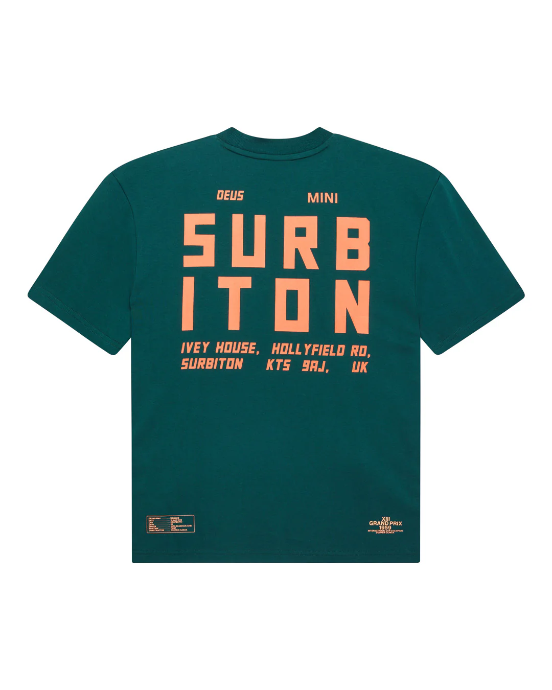 Surbiton Address Tee - Race Green - Image 4