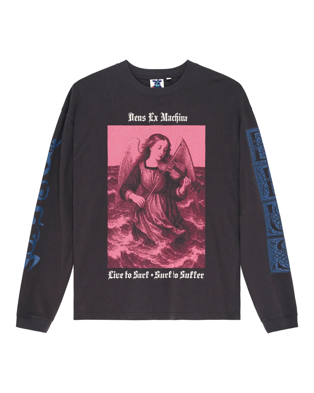 Swell Maps Os Ls Tee - Anthracite - Image 3