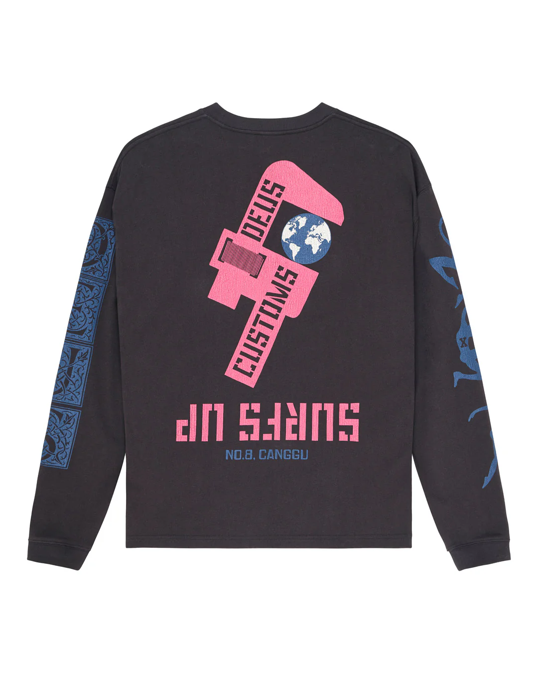 Swell Maps Os Ls Tee - Anthracite - Image 4