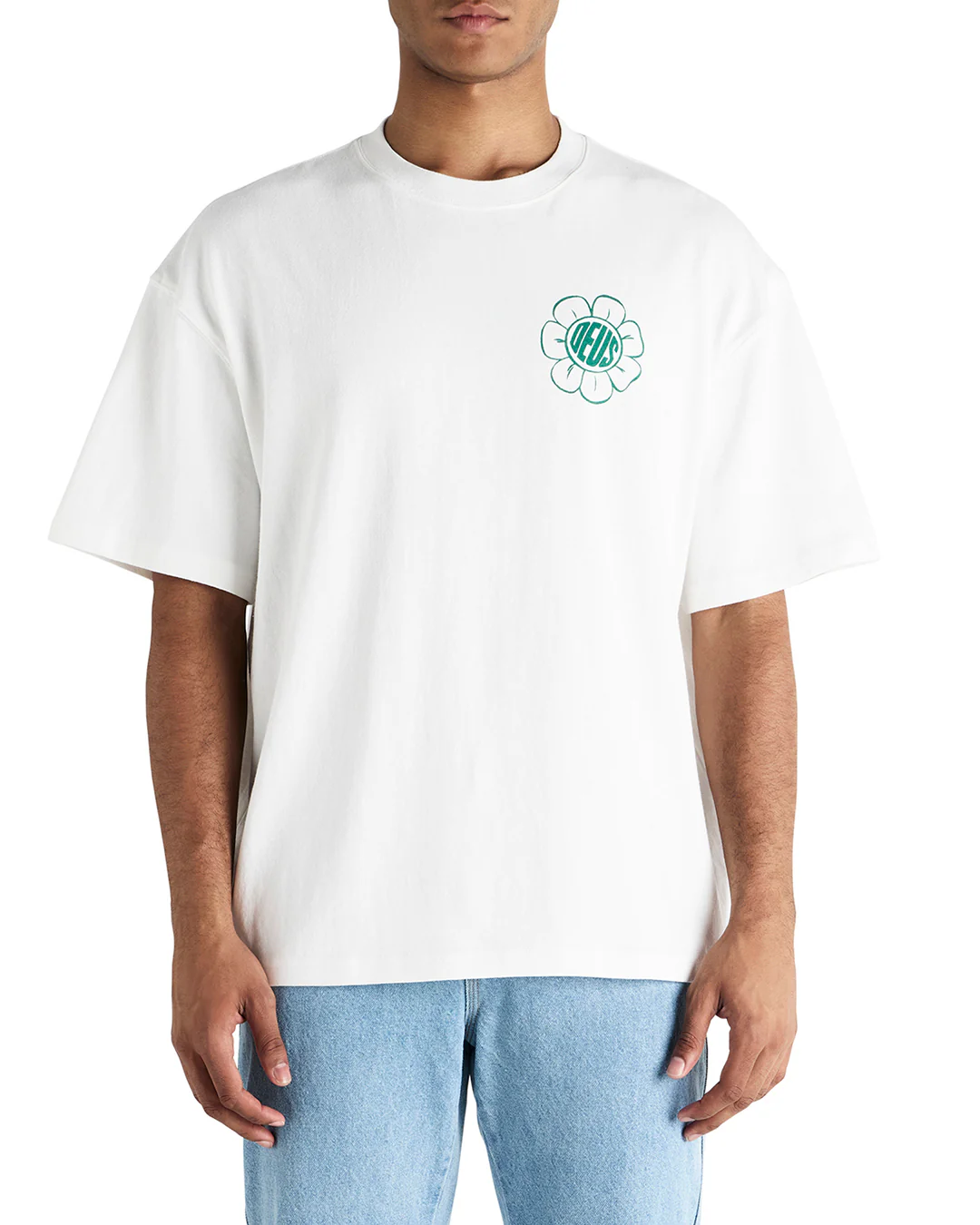 Swing It Low Tee - Vintage White