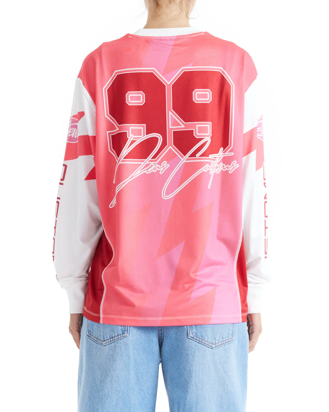 Thunder LS Moto Top - Cherry - Image 2