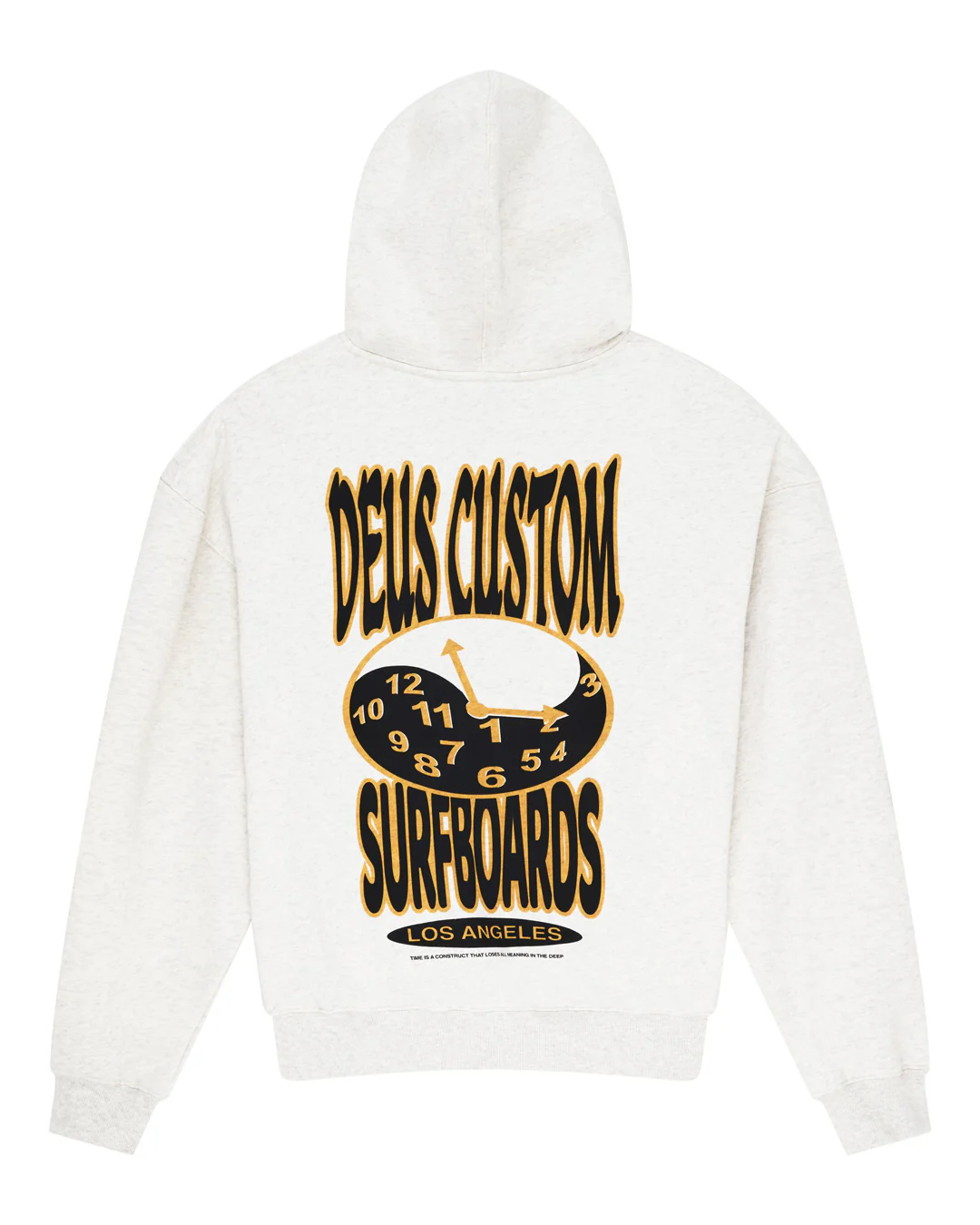 Time Constraint Zip Hoodie - Light Grey Marle - Image 4
