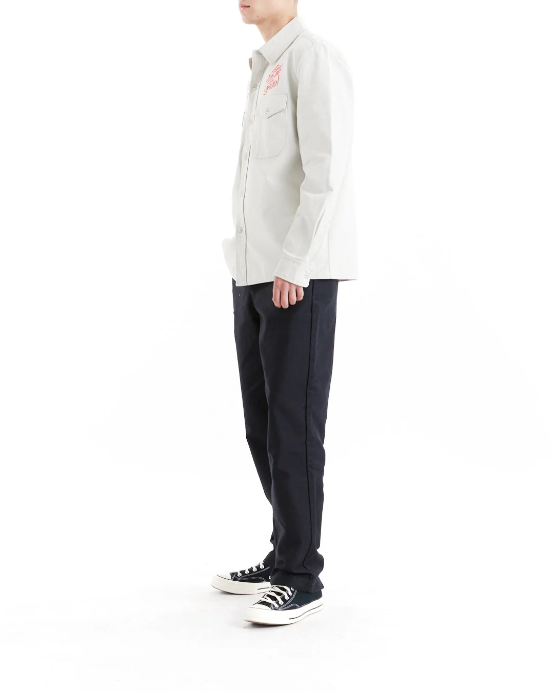 Tin Lizzie Shirt - Dirty White - Image 5