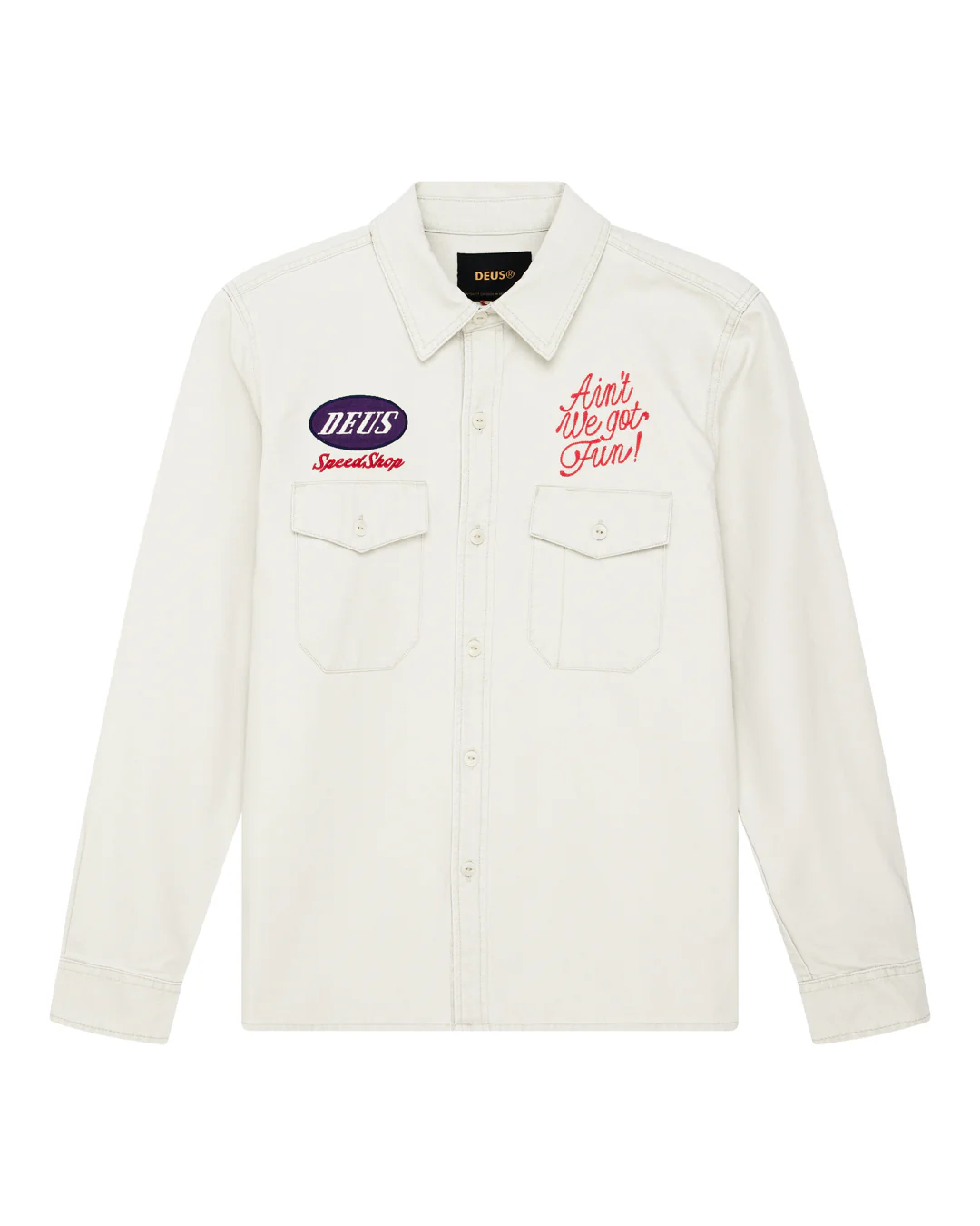Tin Lizzie Shirt - Dirty White - Image 6