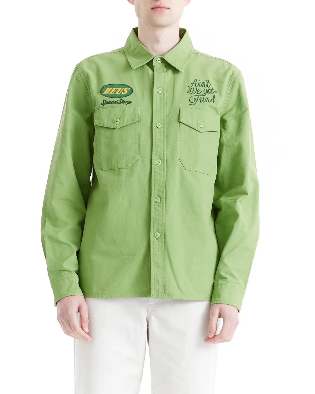 Tin Lizzie Shirt - Tendril Green