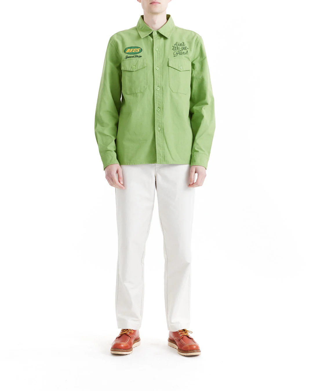 Tin Lizzie Shirt - Tendril Green - Image 3