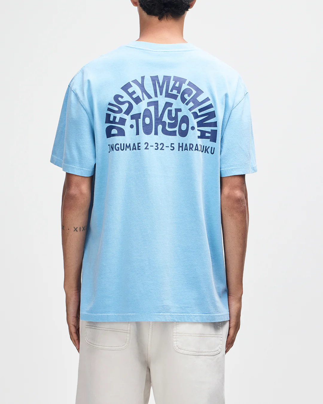 Tokyo Address Tee - Bonnie Blue - Image 2