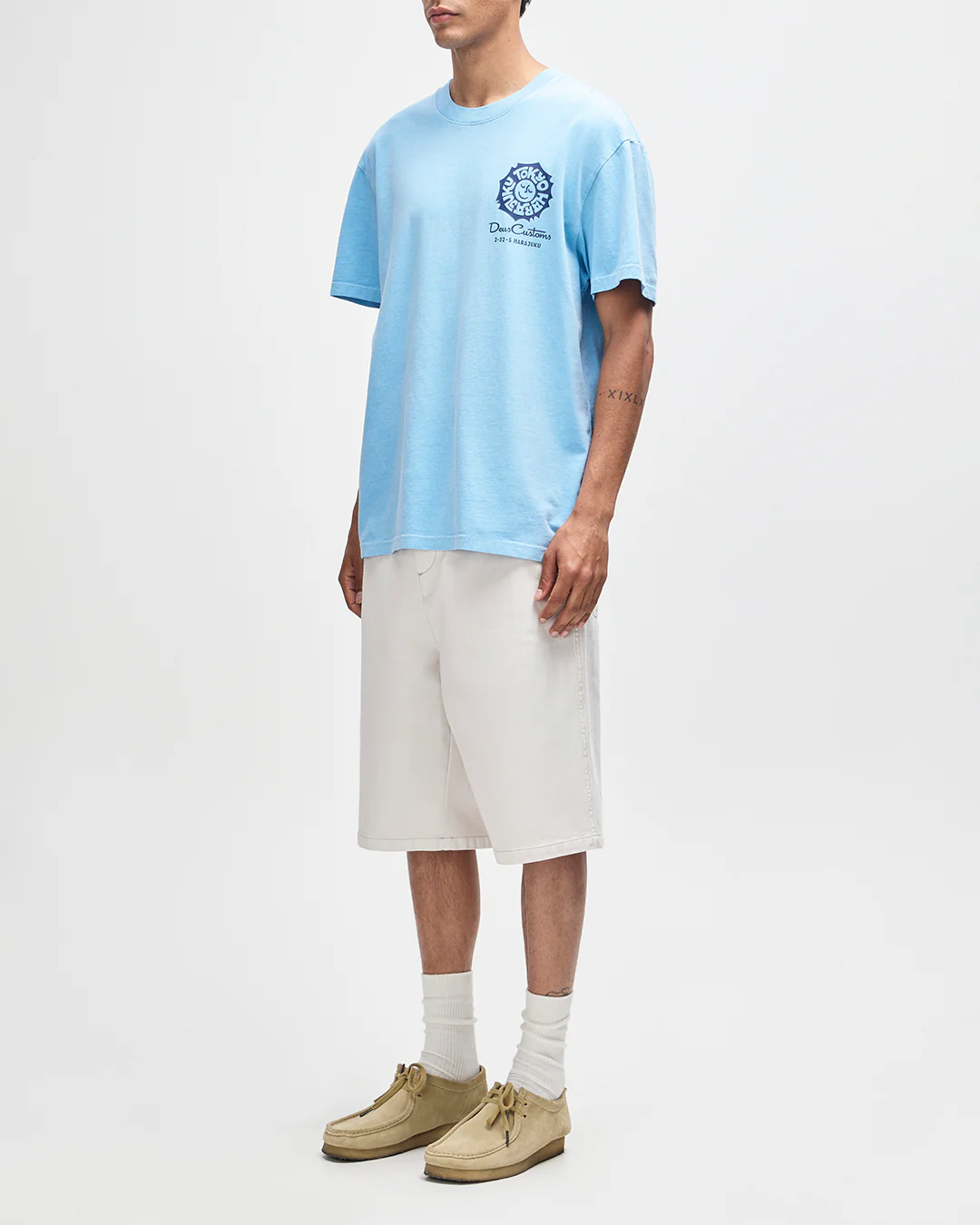Tokyo Address Tee - Bonnie Blue - Image 9