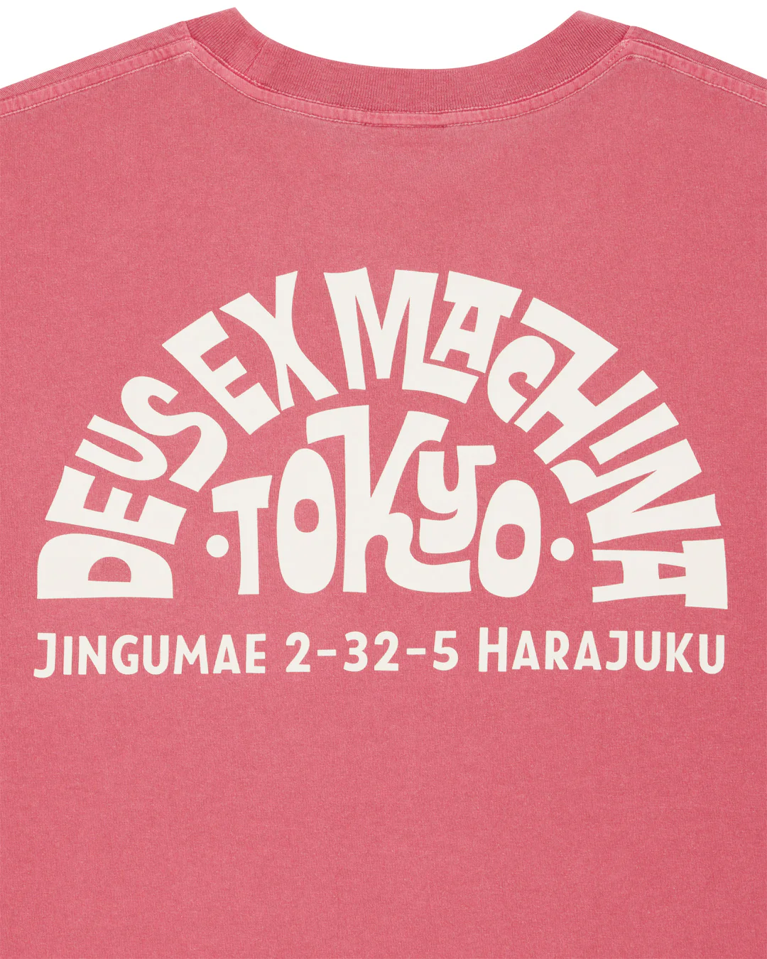 Tokyo Address Tee - Melon Red - Image 8