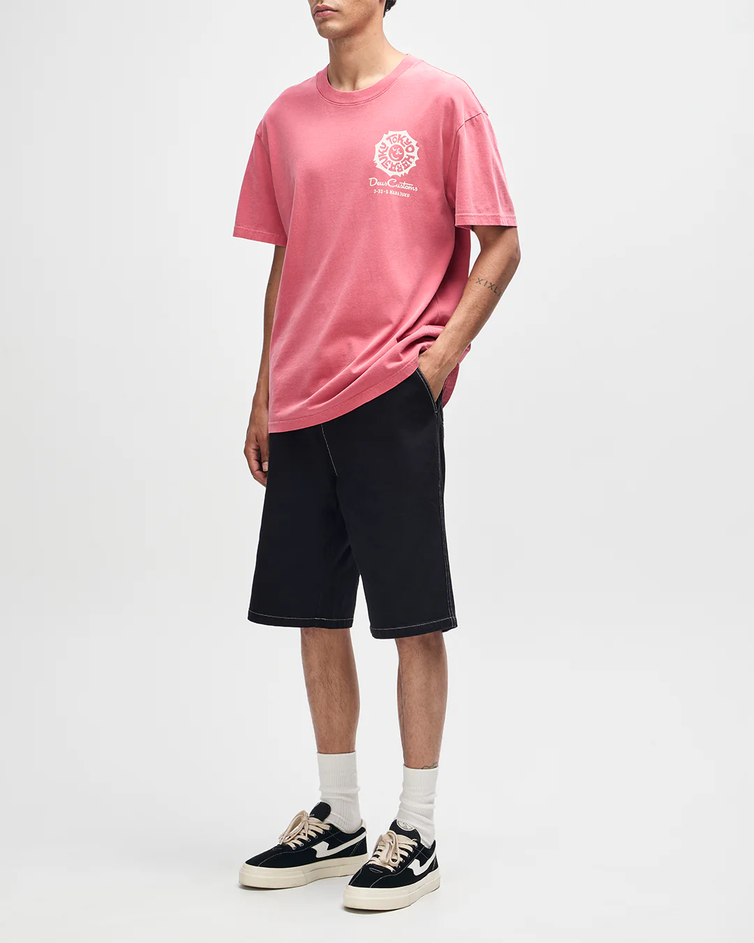 Tokyo Address Tee - Melon Red - Image 9