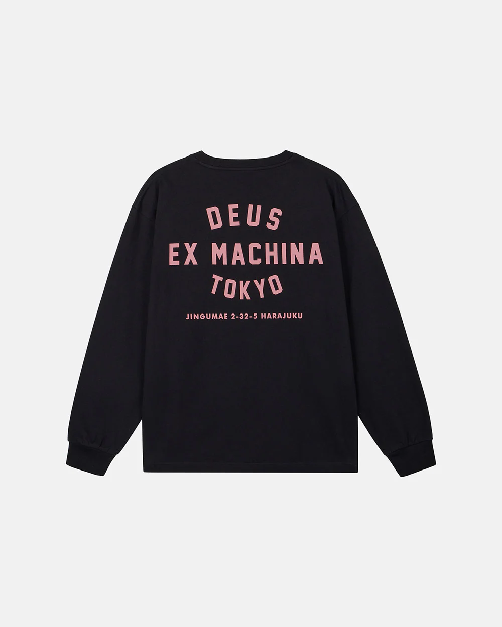 Tokyo College Address Ls Tee - Black