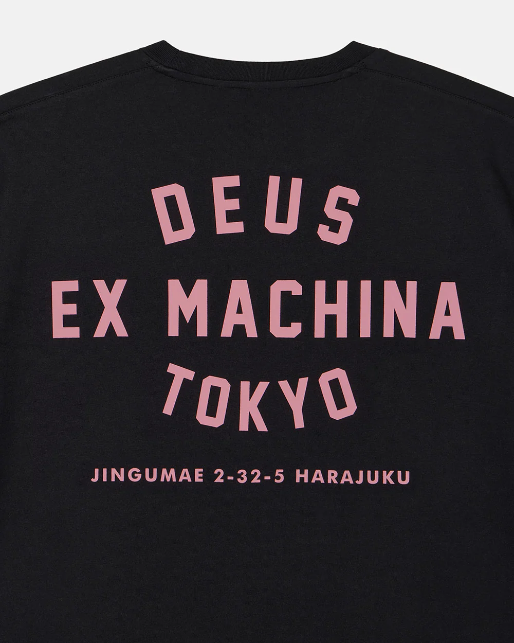 Tokyo College Address Tee - Black - Image 5