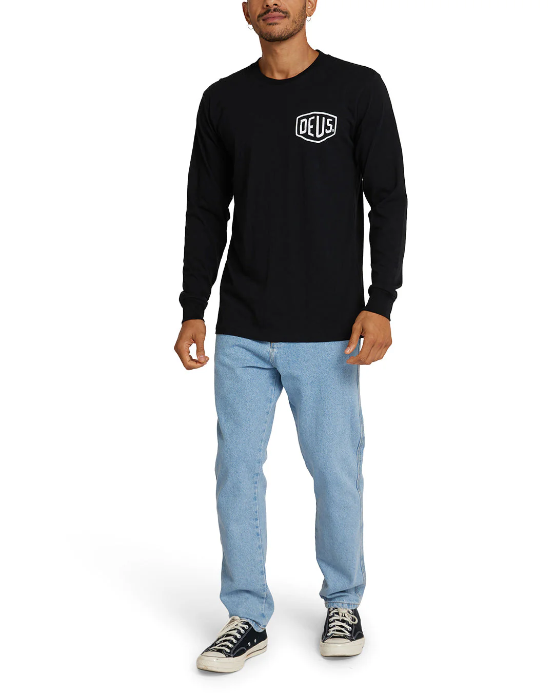 Tokyo Long Sleeve Tee - Black - Image 2