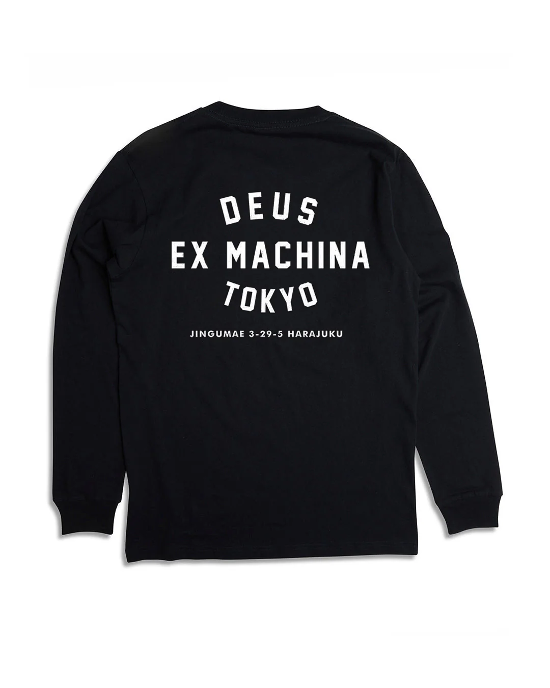 Tokyo Long Sleeve Tee - Black - Image 4