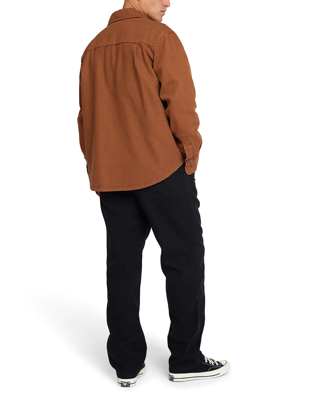 Too Busy Canvas Shirt - Toffee Brown - Image 3