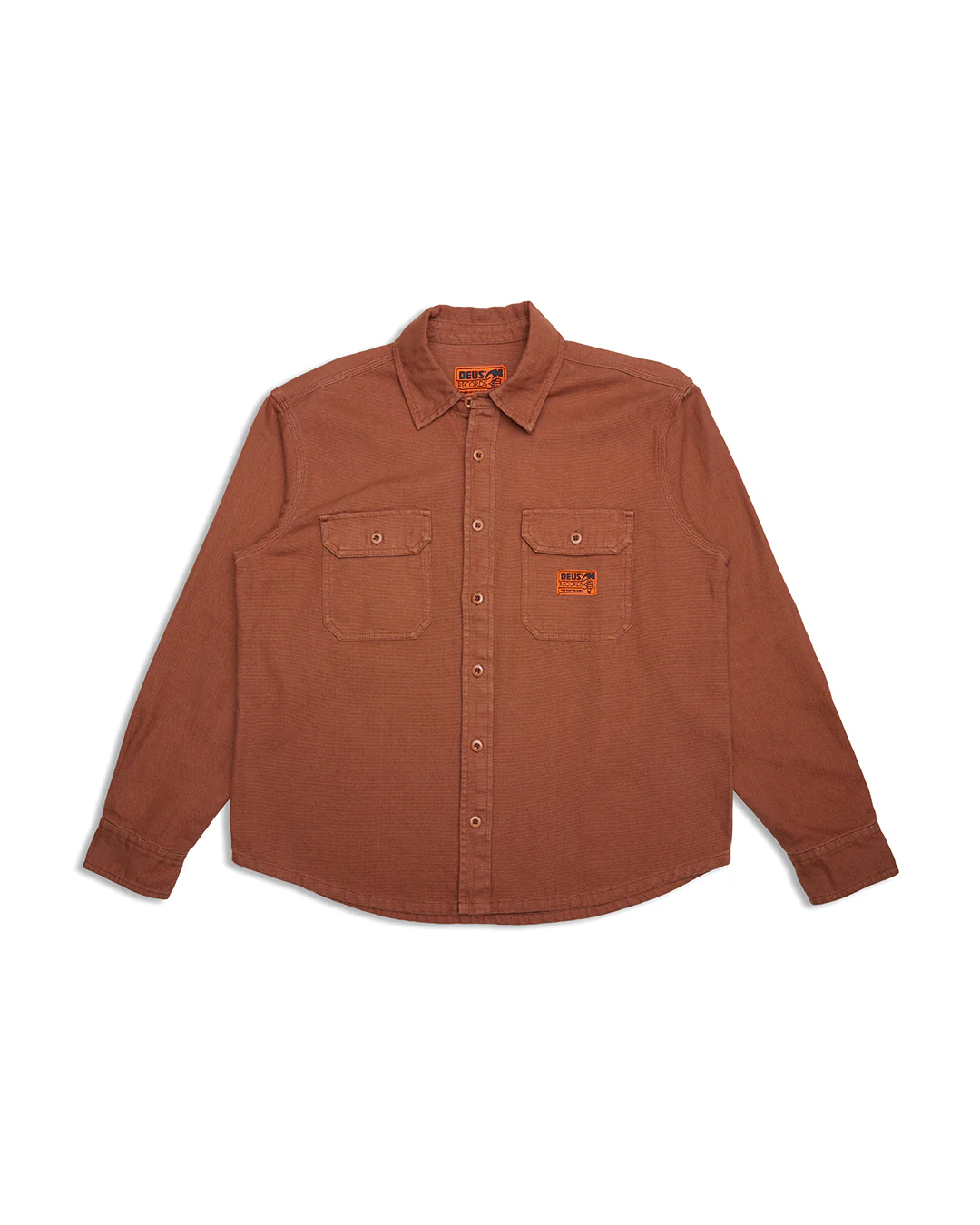 Too Busy Canvas Shirt - Toffee Brown - Image 5