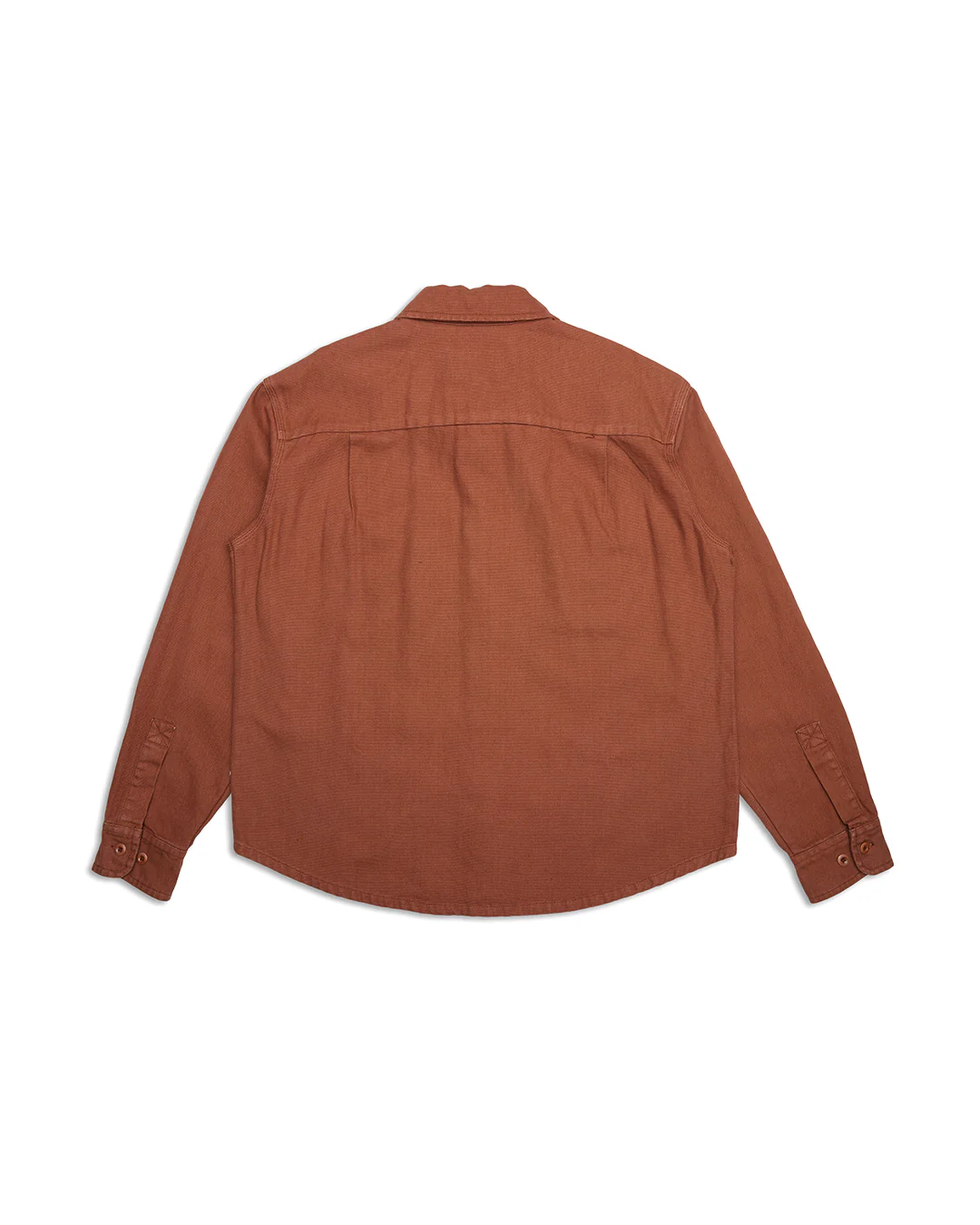 Too Busy Canvas Shirt - Toffee Brown - Image 6