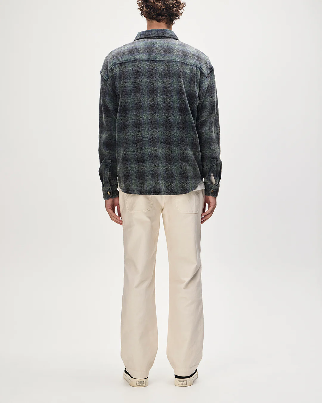 Too Busy To Work Check Shirt - Black Check - Image 7