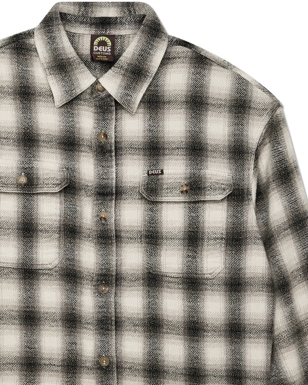 Too Busy To Work Check Shirt - White Check - Image 7