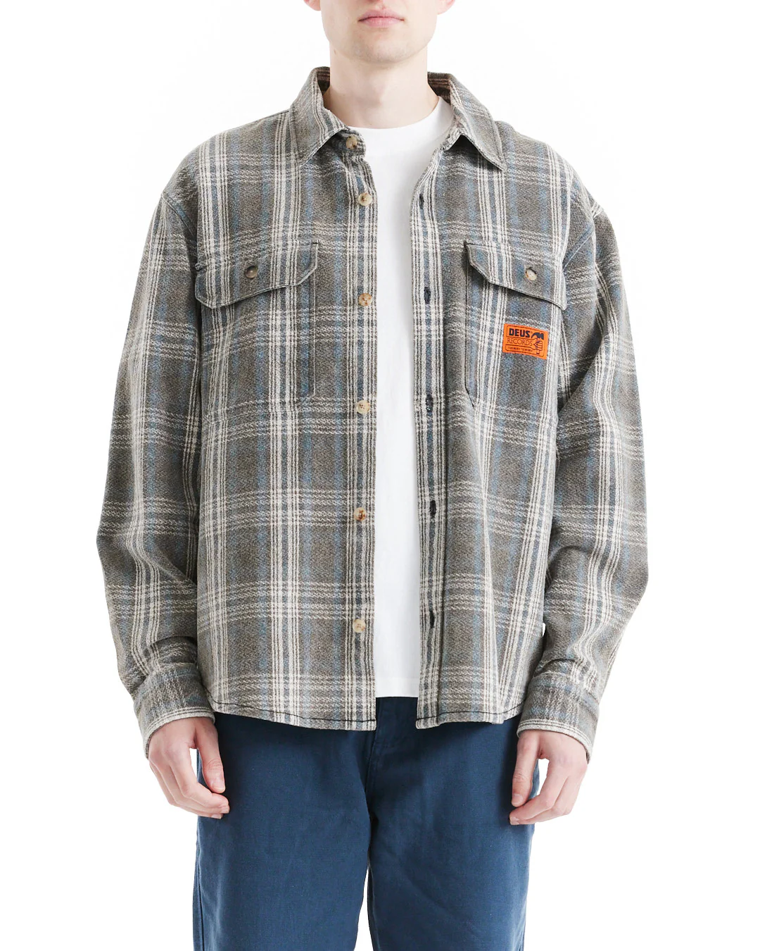 Too Busy To Work Flannel Shirt - Black Check