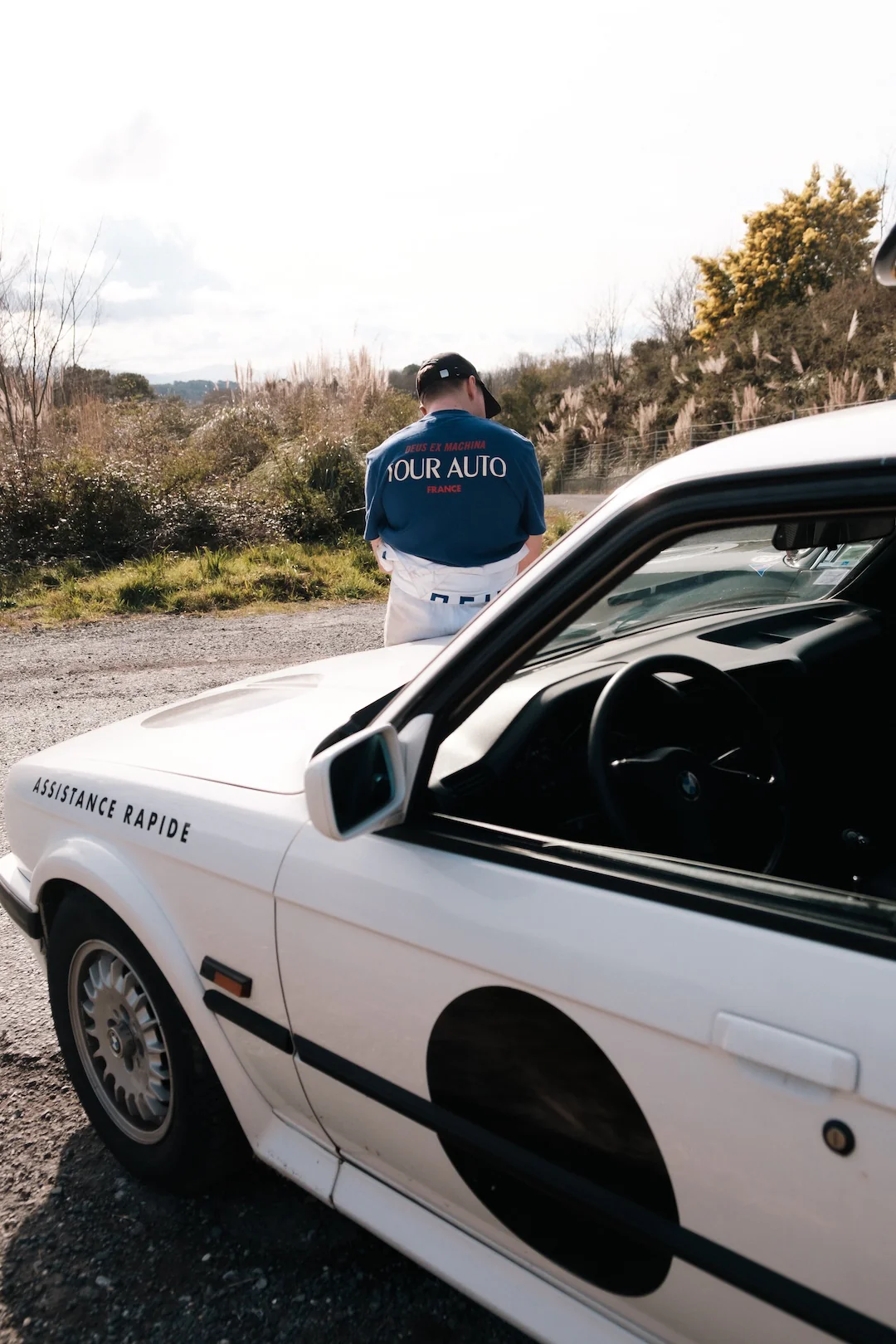 Tour Auto X Deus Tee - Estate Blue - Image 3