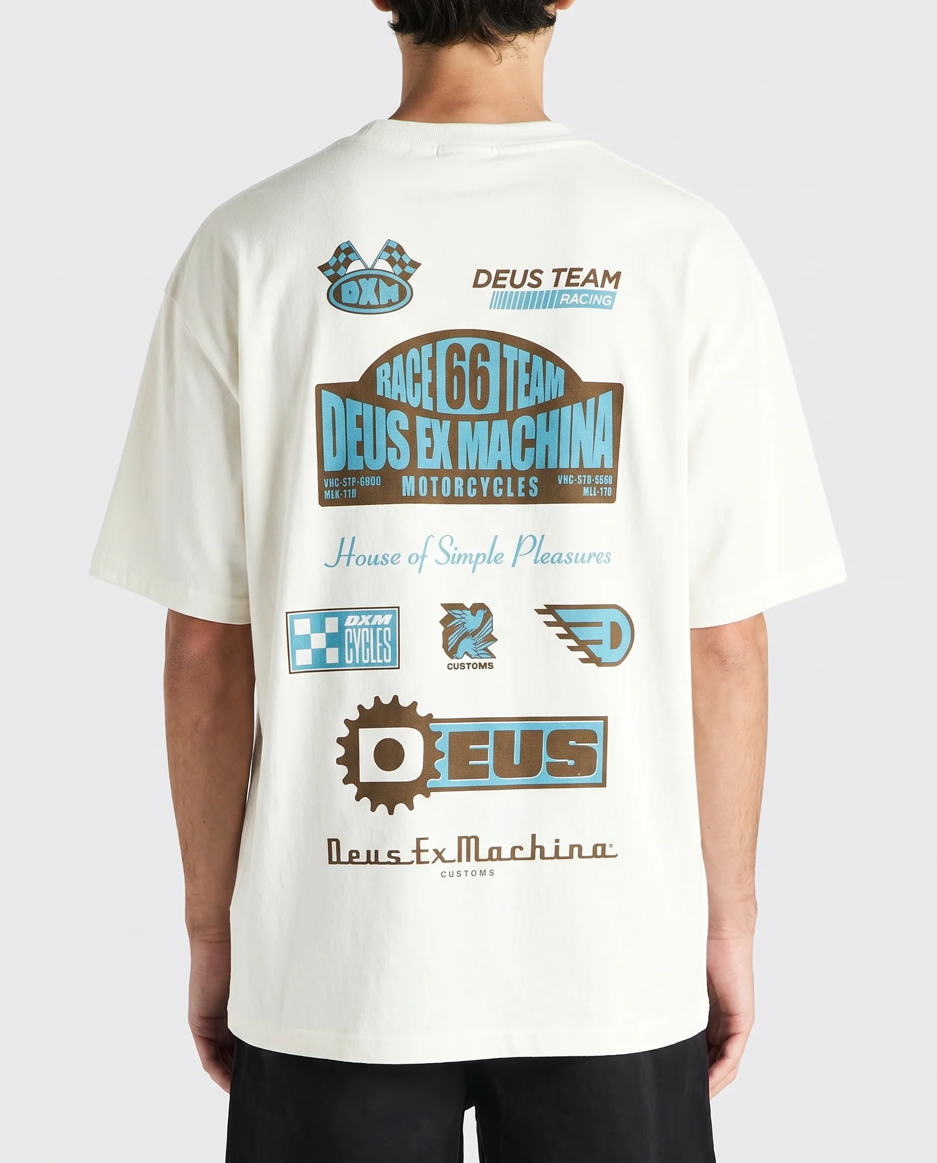 Tune Up Tee Dirty White