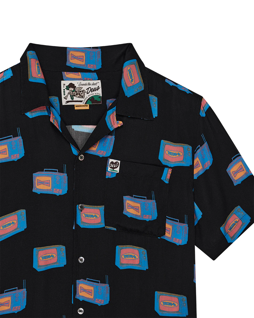 Tv Party Shirt - Black - Image 3